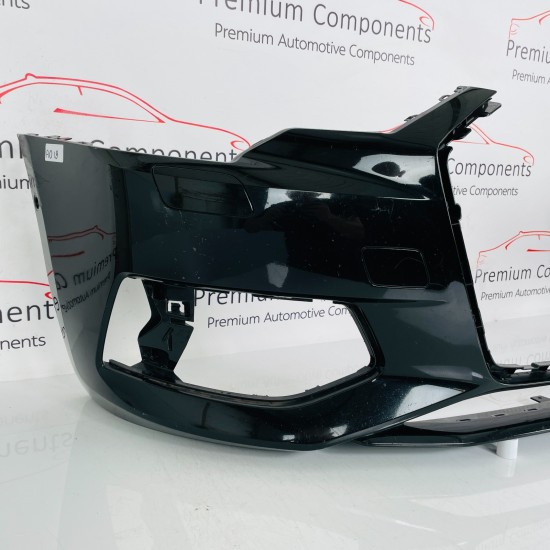 Audi A6 C8 Front Bumper Genuine Black Se Sport Avant Saloon 2018 - 2024 [ao19]