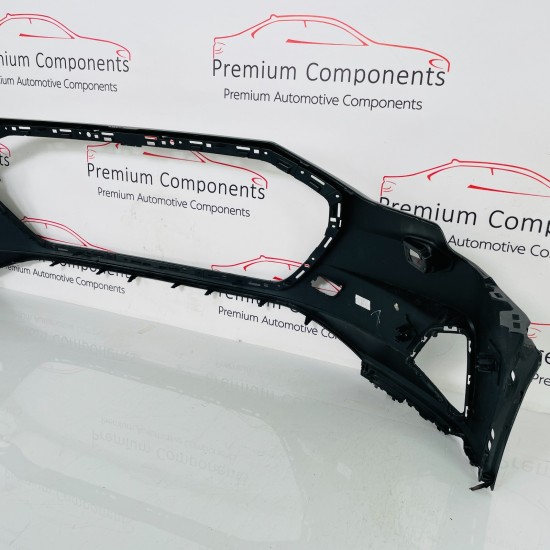 Audi Q8 E Tron Front Bumper Genuine Black With Jet Washers 2019 - 2023 [ao74]