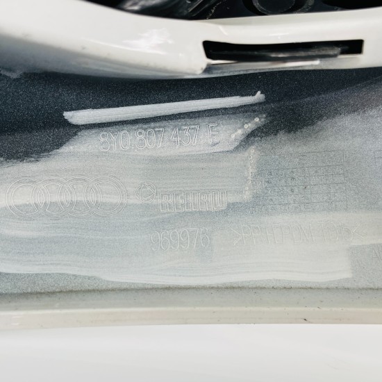 Audi A3 Front Bumper Skin Oem White S Line Hatchback Sportback 2020 - 2024 [aa60