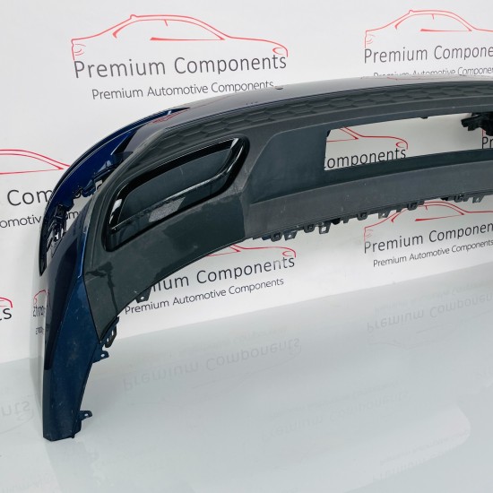 Audi A3 Saloon Rear Bumper Genuine Blue S Line -no Repairs - 2020 – 2023 [ab34]