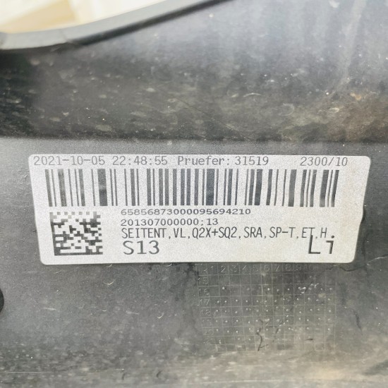 Audi Q2 Front Bumper Genuine Grey 81a807437 / 2019 - 2022 [at76]