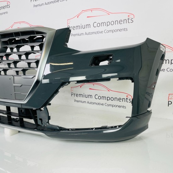 Audi Q2 Front Bumper Genuine Grey 81a807437 / 2019 - 2022 [at76]