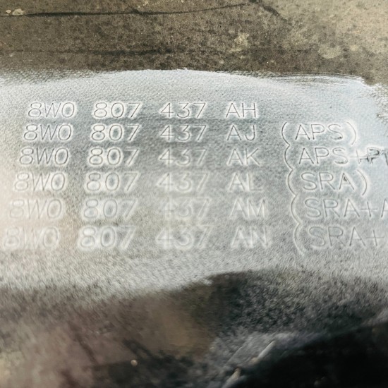 Audi A4 Front Bumper B9 Se Face Lift Genuine Black 8w0807437ah | 2019 - 2022 Audi A4 Front Bumper B9 Se Face Lift Genuine Black 8w0807437ah | 2019 - 2022