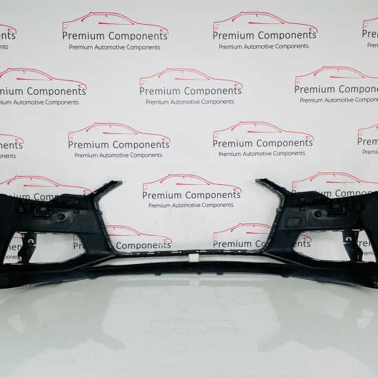 Audi A6 Front Bumper C8 Se Sport Genuine Black 4k0807437 / 2018 - 2024 [at96]