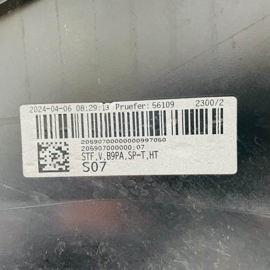 Audi A4 Front Bumper B9 Se Face Lift Genuine Black 8w0807437a | 2019-2022 [aj84]