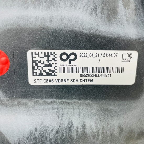 Audi A6 Front Bumper C8 Se Sport Genuine White 4k0807437a | 2018 - 2024 [au115]