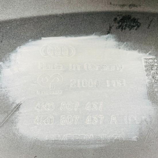 Audi A6 Front Bumper C8 Se Sport Genuine White 4k0807437a | 2018 - 2024 [au115]