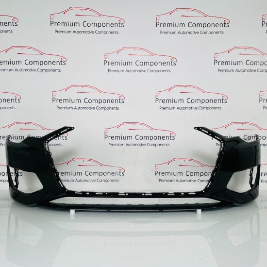 Audi A6 C8 Front Bumper Genuine Black Se Sport Avant Saloon 2018 - 2024 [ao19]