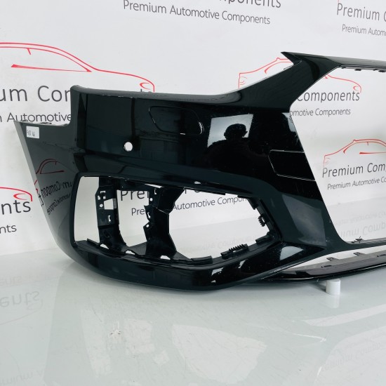 Audi A4 Front Bumper Genuine Black B9.5 Se Face Lift With Pdc 2019 - 2024 [ao14]
