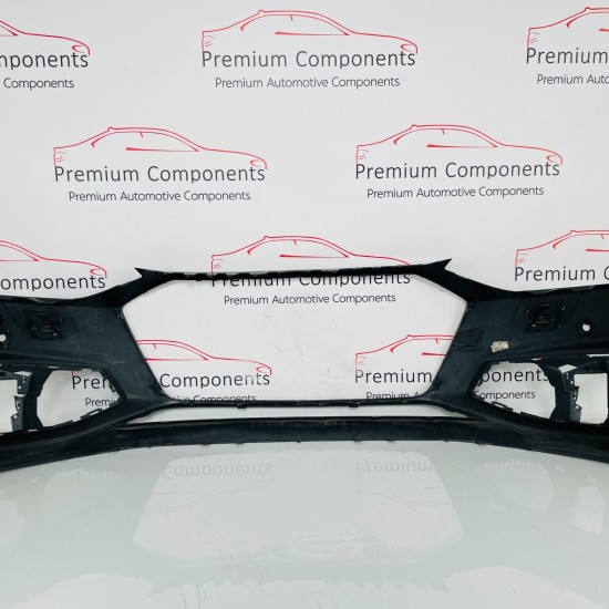 Audi A4 Front Bumper Genuine Black B9.5 Se Face Lift With Pdc 2019 - 2024 [ao14]