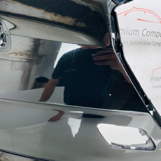 Audi Q8 E Tron Front Bumper Genuine Black With Jet Washers 2019 - 2023 [ao74]