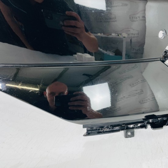 Audi Q8 E Tron Front Bumper Genuine Black With Jet Washers 2019 - 2023 [ao74]