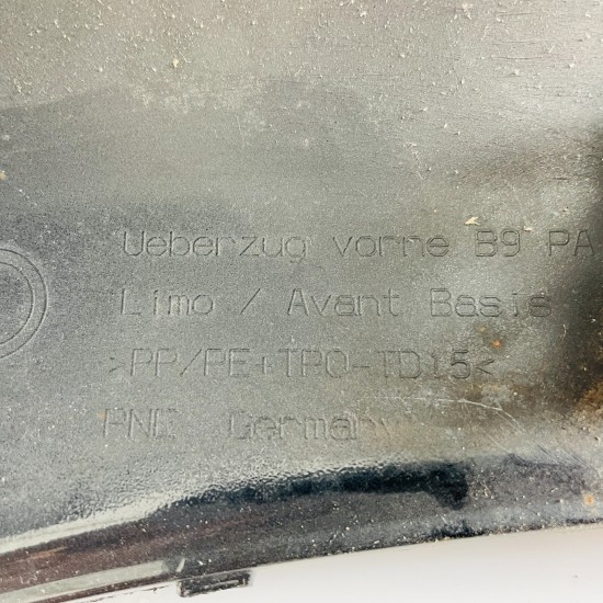 Audi A4 B9 Front Bumper Genuine Black Se Basis Face Lift 2020 - 2023 [f54]