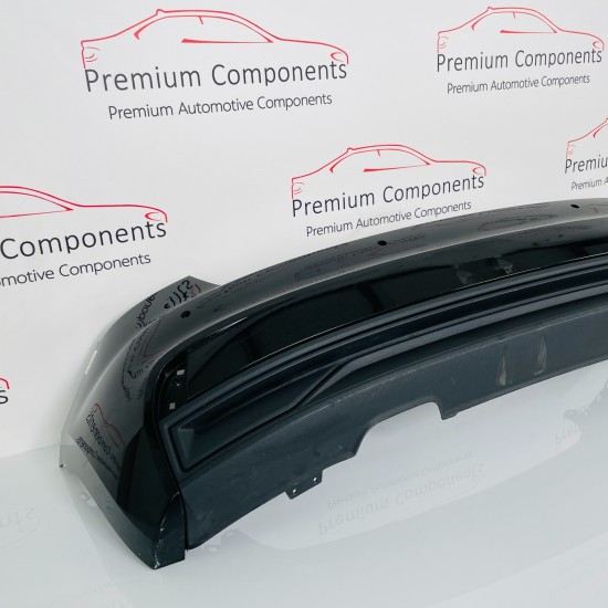 Audi A1 Rear Bumper Genuine Black Se Basis With Diffuser 2019-2022 [s60]