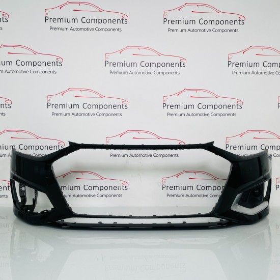 Audi A4 Front Bumper B9 Se Facelift Genuine Black 8w0807437ah | 2019-2022 [al55]
