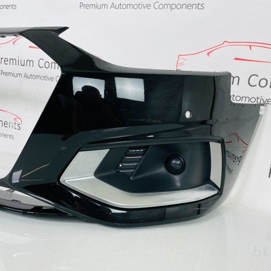 Audi A4 Front Bumper B9 Se Facelift Genuine Black 8w0807437ah | 2019-2022 [al55]