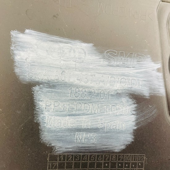 Audi A1 Front Bumper Se Basis Genuine Black 82a807437 | 2019–2023 [aw77]