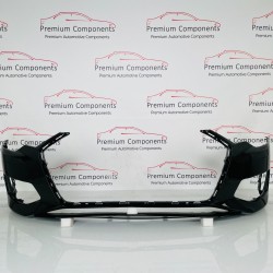 Audi A6 Front Bumper C8 Se Sport Genuine Black 4k0807437 / 2018 - 2024 [at96]