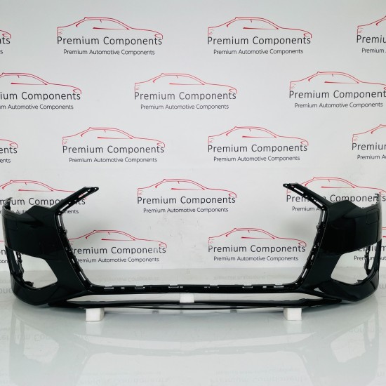 Audi A6 Front Bumper C8 Se Sport Genuine Black 4k0807437 / 2018 - 2024 [at96]