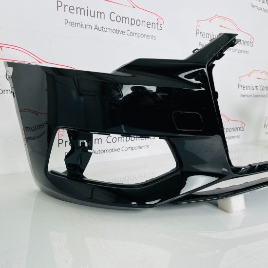 Audi A6 Front Bumper C8 Se Sport Genuine Black 4k0807437 / 2018 - 2024 [at96]