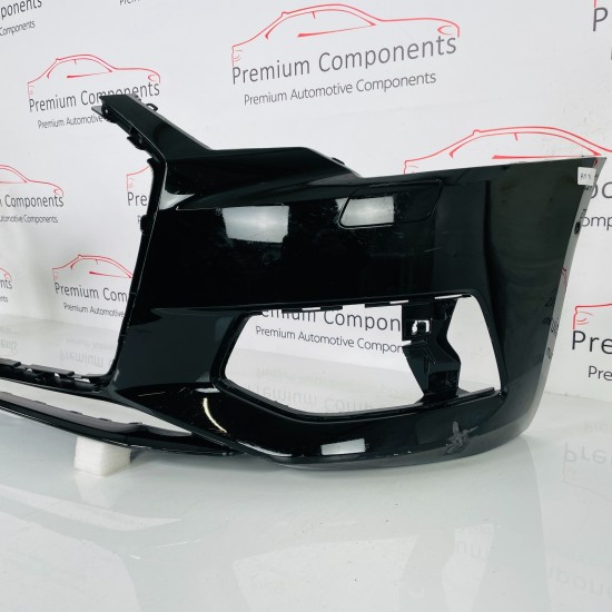 Audi A6 Front Bumper C8 Se Sport Genuine Black 4k0807437 / 2018 - 2024 [at96]
