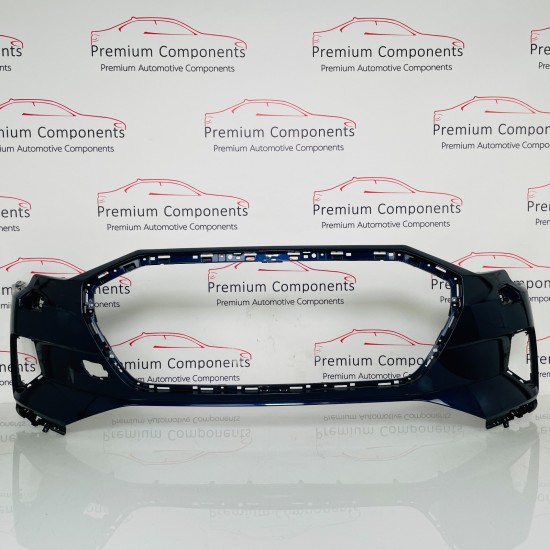 Audi Q8 E Tron Front Bumper Genuine Blue With Jet Washers 2019 - 2023 [an132]