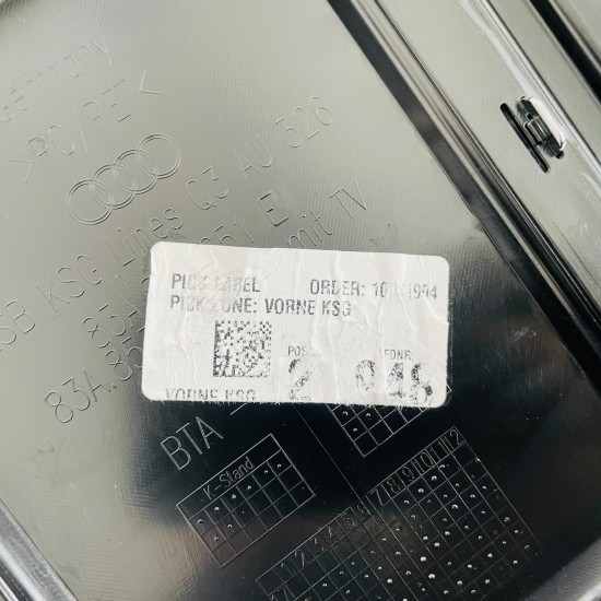 Audi Q3 Front Grill S Line Genuine Black 83a853651e | 2019 - 2024 [as103]