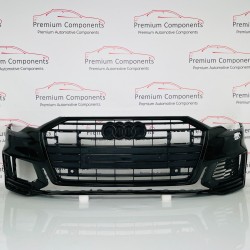 Audi A6 Front Bumper  S-line C8 Genuine Black 4k0807437c | 2019-2024 [Ba64]