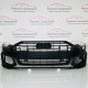 Audi A6 Front Bumper  S-line C8 Genuine Black 4k0807437c | 2019-2024 [Ba64]