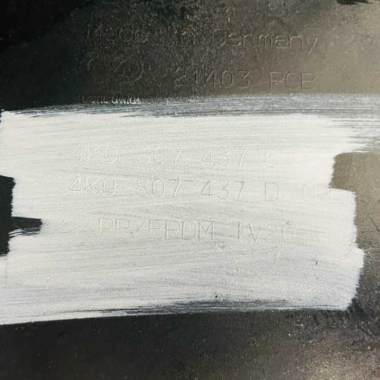 Audi A6 Front Bumper  S-line C8 Genuine Black 4k0807437c | 2019-2024 [Ba64]