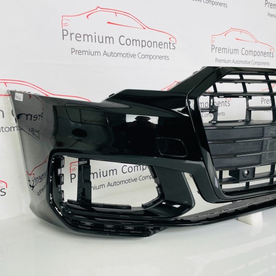 Audi A6 Front Bumper  S-line C8 Genuine Black 4k0807437c | 2019-2024 [Ba64]