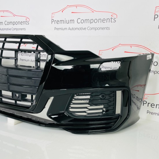 Audi A6 Front Bumper  S-line C8 Genuine Black 4k0807437c | 2019-2024 [Ba64]