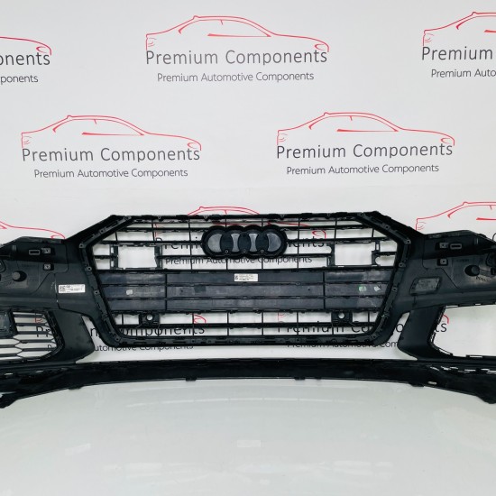 Audi A6 Front Bumper  S-line C8 Genuine Black 4k0807437c | 2019-2024 [Ba64]