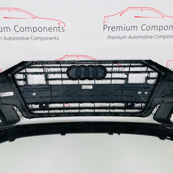 Audi A6 Front Bumper  S-line C8 Genuine Black 4k0807437c | 2019-2024 [Ba64]