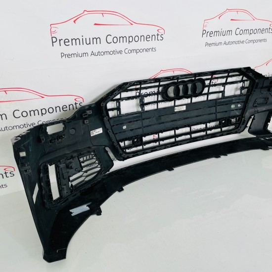 Audi A6 Front Bumper  S-line C8 Genuine Black 4k0807437c | 2019-2024 [Ba64]