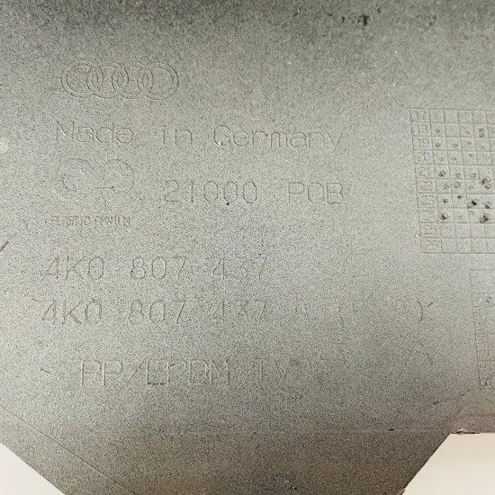 Audi A6 Front Bumper C8 Se Sport Genuine Black 4k0807437 | 2018-2024 [Ba66]