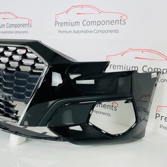 Audi A3 Front Bumper Se Hatchback Genuine Black 8y0807437 | 2020-2023 [Ba55]