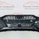 Audi A3 Front Bumper Se Hatchback Genuine Black 8y0807437 | 2020-2023 [Ba55]