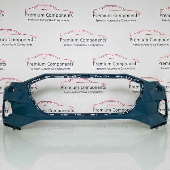 Audi Q8 E Tron Front Bumper Sportback Genuine Grey 4ke807437 | 2019-2023 [Ba61]