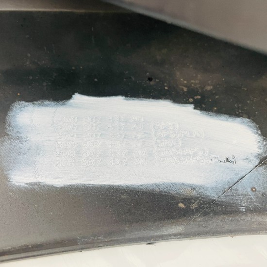 Audi A4 Front Bumper B9.5 Se Facelift Genuine Black 8w0807437 | 2019-2024 [Ba78]