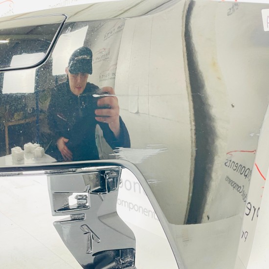 Audi A6 Front Bumper C8 Se Sport Genuine Black 4k0807437 | 2018-2024 [ar28]