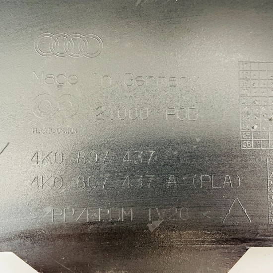 Audi A6 Front Bumper C8 Se Sport Genuine Black 4k0807437 | 2018-2024 [ar28]