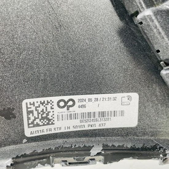 Audi Q4 E-tron Front Bumper Sportback Genuine Grey 89a807725 | 2021-2025 [Ba120]