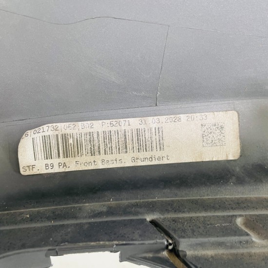 Audi A4 Front Bumper B9 Se Facelift Genuine Grey 8w0807437ah | 2019-2022 [Ba118]