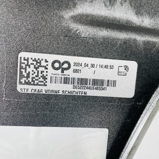 Audi A6 Front Bumper C8 Se Sport Genuine Silver 4k0807437 | 2018-2024 [Ba117]