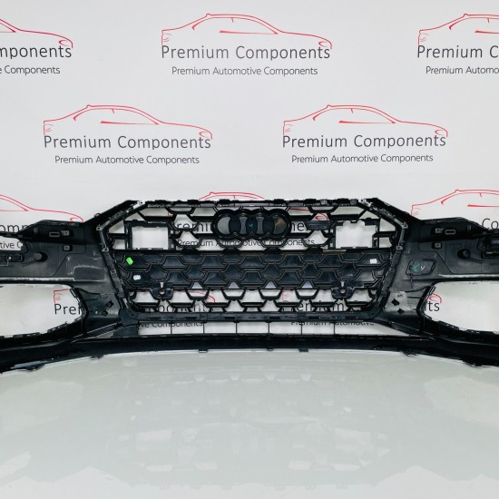 Audi A6 Front Bumper C8 Se Sport Genuine Silver 4k0807437 | 2018-2024 [Ba117]
