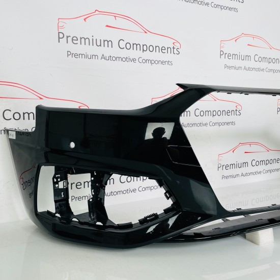 Audi A4 Front Bumper B9 Se Basis Genuine Black 8w0807437ah | 2019-2022 [Ba113]
