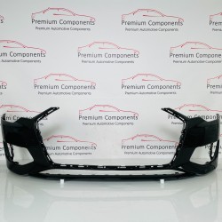 Audi A6 Front Bumper C8 Se Sport Genuine Black 4k0807437 | 2018 - 2024 [Ba137]