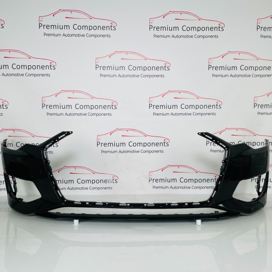 Audi A6 Front Bumper C8 Se Sport Genuine Black 4k0807437 | 2018 - 2024 [Ba137]