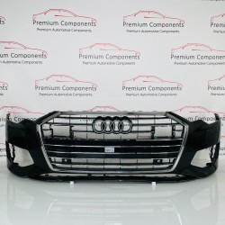 Audi A6 Front Bumper C8 Se Sport Genuine Black 4k0807437 | 2018-2024 [Ba133]